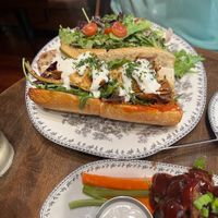 fried artichoke hoagie at DC Vegan in Washington