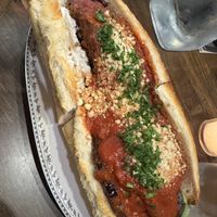 Eggplant parm  at DC Vegan in Washington