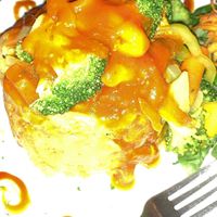 Vegan creole mofongo at Edelweiss Bar & Grill in Luquillo
