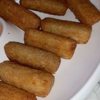 Yucca frittas  at Edelweiss Bar & Grill in Luquillo