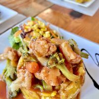 Vegan mofongo  at Edelweiss Bar & Grill in Luquillo