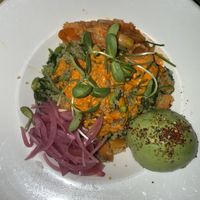 Macrobiotic bowl (quinoa )  at Blue Heaven in Key West
