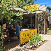 Outside at Fraga's Cafe in Marysville