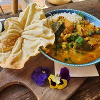 Roast veg curry at Fraga's Cafe in Marysville