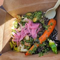 Vegetable Bowl at Acorn Community Cafe in Eugene