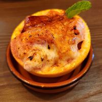 Grapefruit brûlée (gf) #Veganuary at Acorn Community Cafe in Eugene