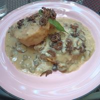 Biscuits and gravy at Acorn Community Cafe in Eugene