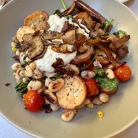 Summer Hash with foraged shrooms 😋  at Acorn Community Cafe in Eugene