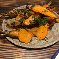 Carrot main dish at Fat Veggies in Barcelona