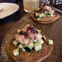 Blini at Fat Veggies in Barcelona
