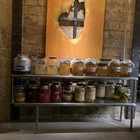 Fresh made pickled veg, kombucha, ginger ale and more at Fat Veggies in Barcelona