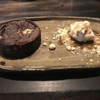 Chocolate and halva at Fat Veggies in Barcelona