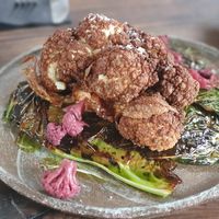 Cauliflower with white chocolate at Fat Veggies in Barcelona