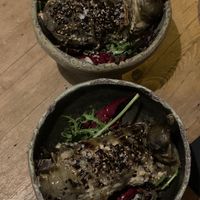 smoked aubergine #Veganuary at Fat Veggies in Barcelona