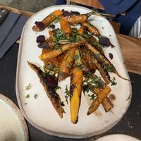 Carrots with Romesco  at Fat Veggies in Barcelona