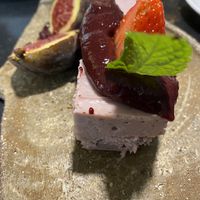 Season dessert  at Fat Veggies in Barcelona