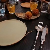 Cool cutlery setup at Fat Veggies in Barcelona