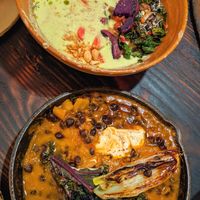 Curry and seasonal cassoulet at Fat Veggies in Barcelona