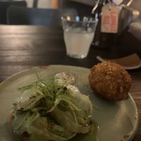 Krokette & Blini  at Fat Veggies in Barcelona