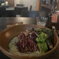 Verschiedener Kohl mit Ziegenkäse oder einer Cashew-Alternative #foodGasm  at Fat Veggies in Barcelona