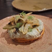 Starter - blini at Fat Veggies in Barcelona