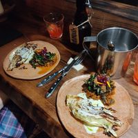 Principal 1 del menú degustació (col) at Fat Veggies in Barcelona