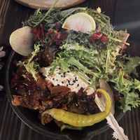 Kimchi pie  at Fat Veggies in Barcelona