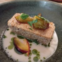 Tarta de frutos secos y almendras at Fat Veggies in Barcelona