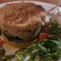 Escondidinho de mandioca at Osteria n.3 in Praia