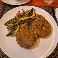 Lentil medallions at Osteria n.3 in Praia