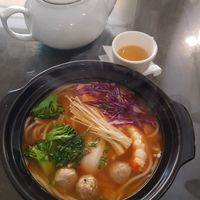 Special Spicy Soup at Evergreen Vegetarian - Phsar Chas in Phnom Penh