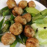 Meatballs at Evergreen Vegetarian - Phsar Chas in Phnom Penh