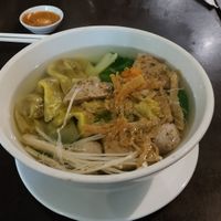 Dumpling soup at Evergreen Vegetarian - Phsar Chas in Phnom Penh