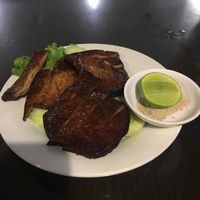 Soy pork - really good at Evergreen Vegetarian - Phsar Chas in Phnom Penh