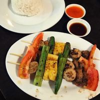 Sunday special - BBQ at Evergreen Vegetarian - Phsar Chas in Phnom Penh