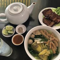 All this for around $4! at Evergreen Vegetarian - Phsar Chas in Phnom Penh