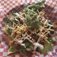 Taco salad (vegan) at Cafe Pyrus in Kitchener