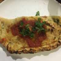 Vegan calzone at Intz48 Coffee Roasters Azores in Sao Miguel