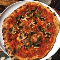 Funghi marinara at Intz48 Coffee Roasters Azores in Sao Miguel