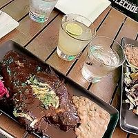 Enchiladas, taquitos and margarita at Vida Cantina SF in San Francisco