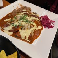 Enchiladas Rojas at Vida Cantina SF in San Francisco