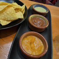 Stale (soft) chips and amazing salsa. at Vida Cantina SF in San Francisco