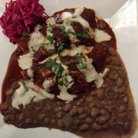 Enchiladas rojas at Vida Cantina SF in San Francisco