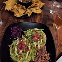 Asado taco and queso fundido at Vida Cantina SF in San Francisco