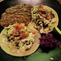 Baja mushroom tacos at Vida Cantina SF in San Francisco