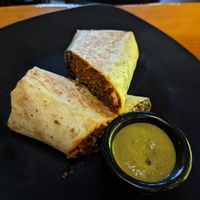$13 churrizo burrito at Vida Cantina SF in San Francisco