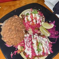 Baja fish taco plate   at Vida Cantina SF in San Francisco