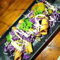 Mom's taquitos at Vida Cantina SF in San Francisco