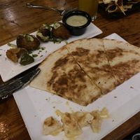 Jalapeño poppers and quesadilla   at Vida Cantina SF in San Francisco