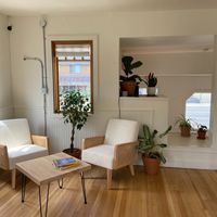 Main entrance at Mondays Plant Café in Calgary